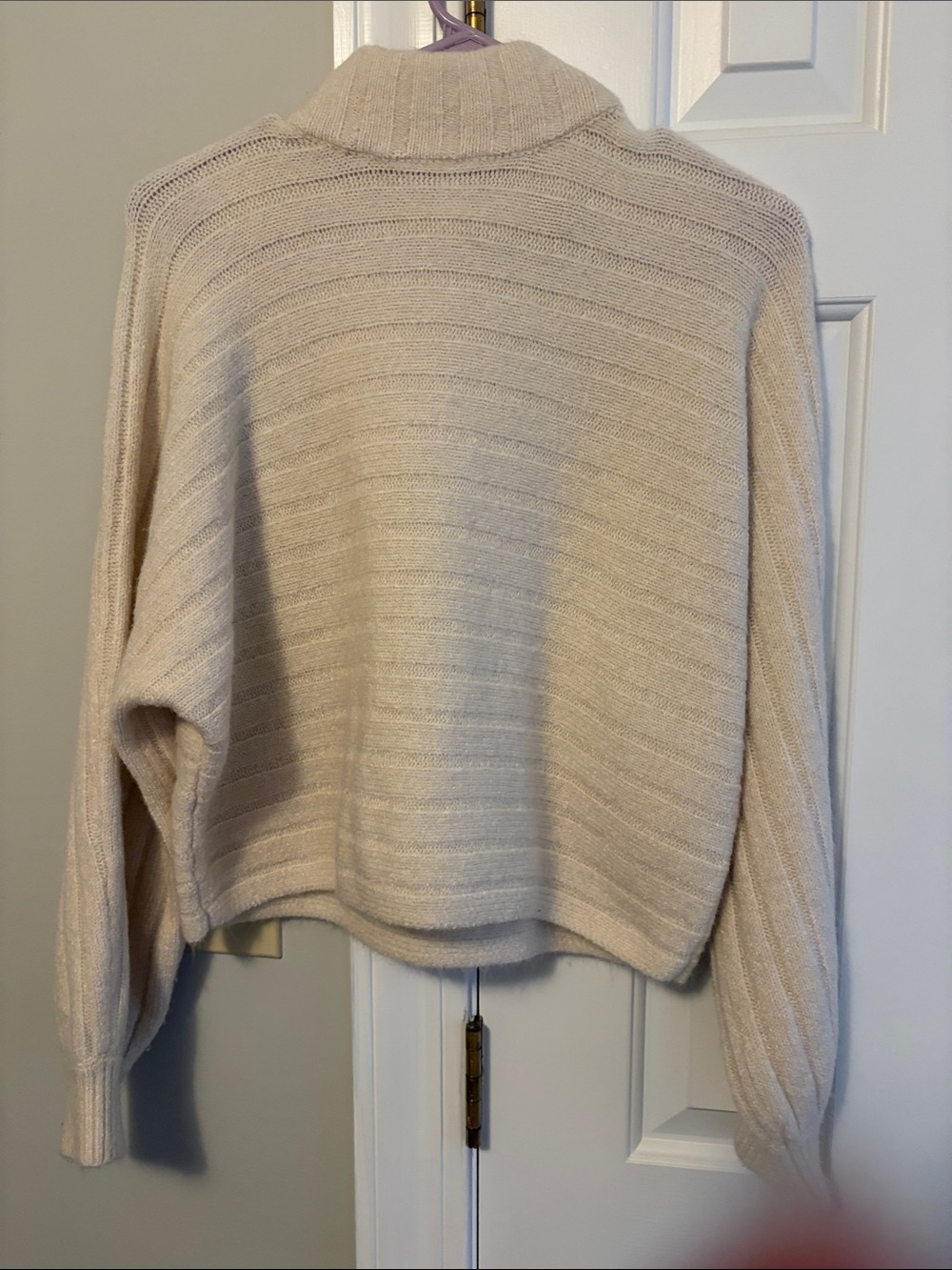 Altrd State Cozy Cream Ribbed Women's Sweater - Classic Turtleneck